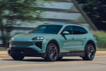 See Exterior Pics of the 2026 Porsche Cayenne Turbo Electric