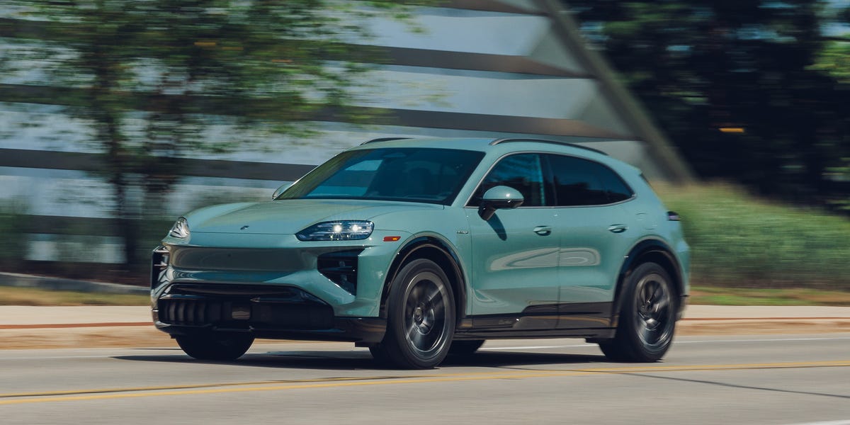 See Exterior Pics of the 2026 Porsche Cayenne Turbo Electric